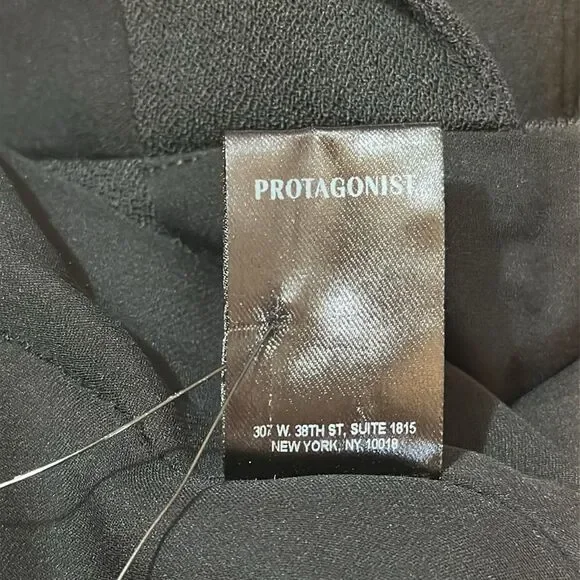 NEW Protagonist Elegant Black midi Dress  size 2 - Picture 11 of 14